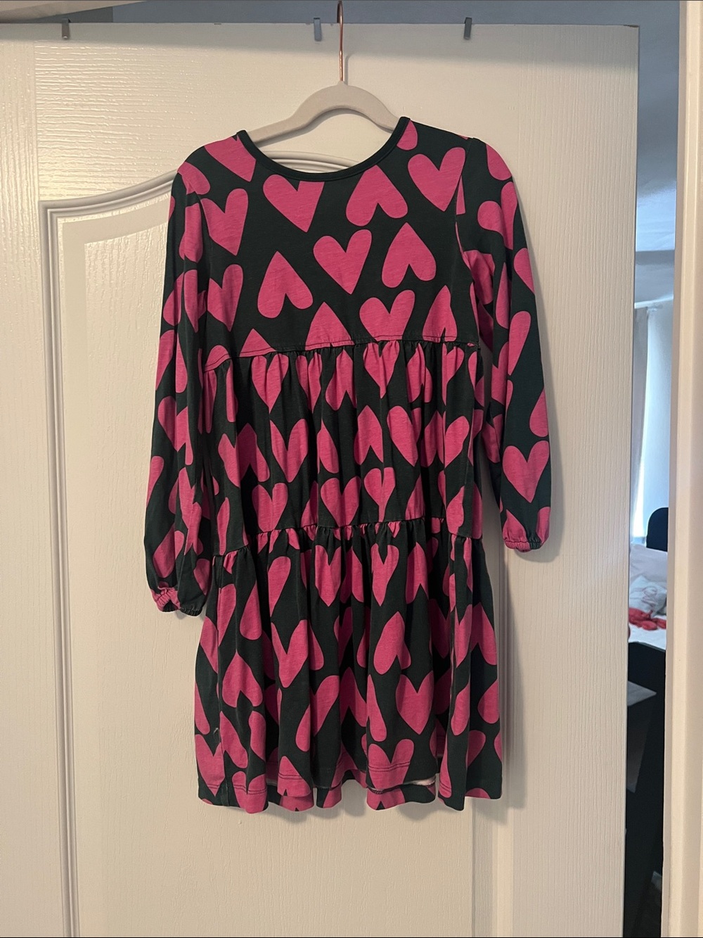 Hanna Andersson tiered heart dress